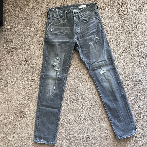 30x32 G Star Raw slim Tapered destroyed denim - Picture 1 of 4